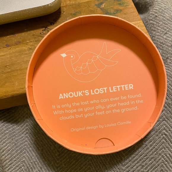 Erstwilder Anouk's Lost Letter Resin Brooch NWT - Picture 2 of 4